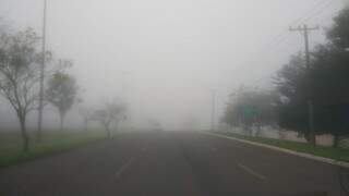 Neblina na região da saída para Cuiabá (Direto das Ruas)