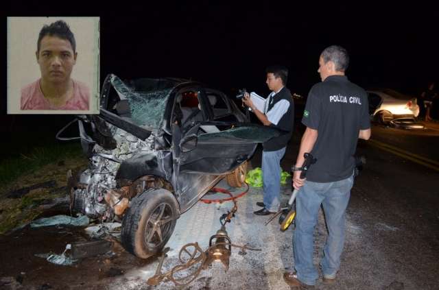 Rapaz de 23 anos morre em acidente na BR-163 em Douradina 