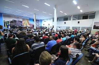Câmara ficou lotada durante votação do PCCR de servidores municipais (Foto: Thiago Morais/Divulgação)
