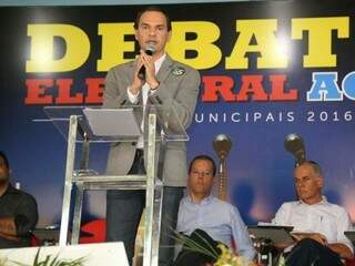Marquinhos durante debate na ACP, no começo desta semana (Foto: Fernando Antunes)