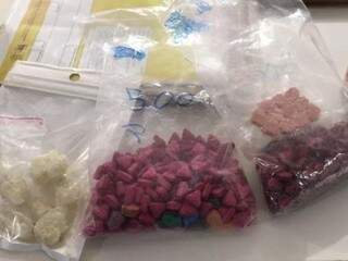 Comprimidos de ecstasy apreendidos pela PF em operação no ano passado (Foto: PF/Divulgação)