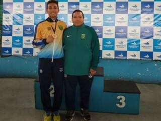 Erick Taira conquistou medalha de bronze no Equador (Foto: UFMS)
