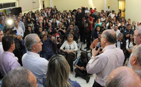 Em MS, Alckmin lamenta ataque a Bolsonaro e defende tecnologia contra crime