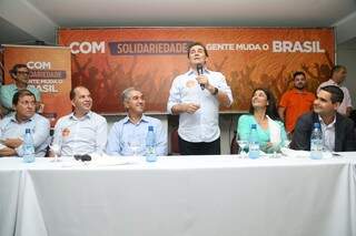 Paulinho da Força ressaltou qualidades do partido e frisou oposição à atual administração do Governo Federal (Foto: Fernando Antunes)
