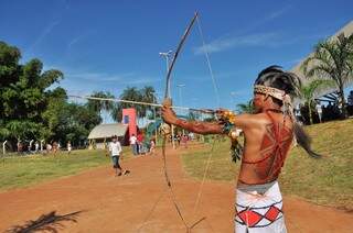 Encontro regional com seminários e eventos esportivos comemora Dia do Índio em Dourados (Foto: A. Frota/Divulgação)