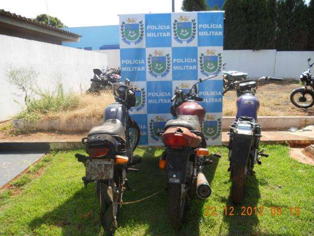 Motos furtadas na Ag&ecirc;ncia Municipal de Tr&acirc;nsito de Mundo Novo s&atilde;o recuperadas