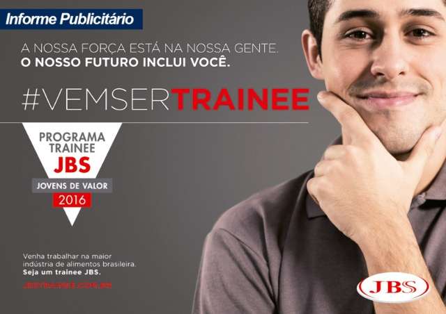 JBS abre vagas para jovens de MS participarem de Programa Trainee 