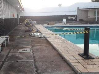 Gustavo morreu afogado na piscina do Corumbaense Futebol Clube (Foto: divulgação/Corpo de Bombeiros) 