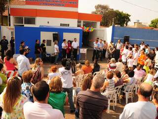 UBSF do bairro Vila Carvalho foi inaugurada nesta manhã. (Foto: Rodrigo Pazinato)