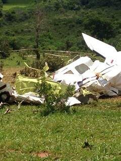 O avião caiu treze minutos depois de decolar do aeroporto Santa Maria. ( Fotos: Jessyca Lima)