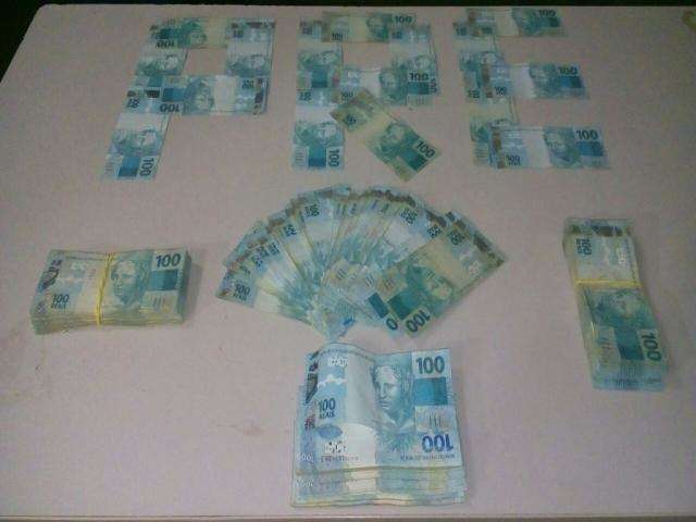 Empres&aacute;rio &eacute; preso com R$ 35 mil ap&oacute;s fugir de abordagem policial na MS-162