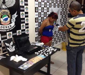 Polícia prende mulher que vendia drogas para classe média no Taquarussu