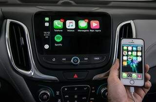 Mylink compatível com Android Auto e Apple CarPlay