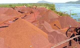 Mineradora de Corumbá  teve queda de 71,6% na produção de minério de ferro nos três primeiros meses de 2016 comparado com a mesma época do ano passado (Foto: Site Diário Corumbaense)