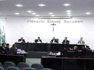 Plenário da Câmara Municipal de Nova Andradina (Foto: Divulgação)