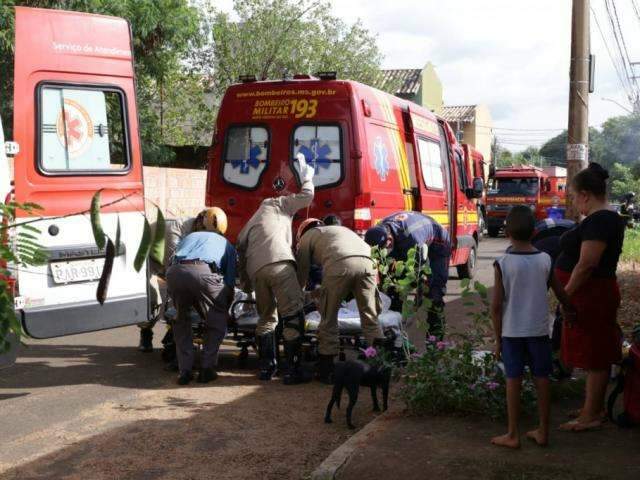 Menino que teve 85% do corpo queimado em inc&ecirc;ndio vai para CTI