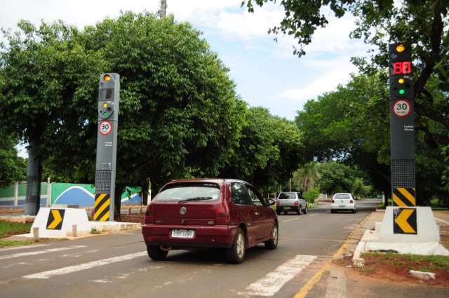 Lombada eletr&ocirc;nica do Parque dos Poderes volta apresentar problemas