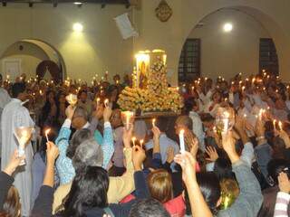 Fieis celebram dia de Nossa Senhora do Perpétuo Socorro com nevenário (Foto: Divulgação)