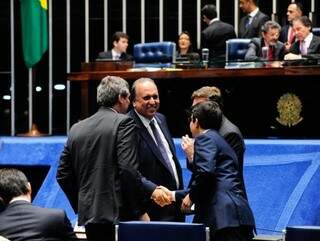 Governador do Rio de Janeiro, Fernando Pezão, acompanhou a votação no Senado (Foto: Jonas Pereira / Agência Senado)