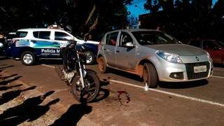 O crime aconteceu na avenida Mato Grosso, entre as ruas Rui Barbosa e 13 de Maio (Foto: Kleber Clajus)