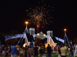 Comemorações realizadas na área no fim do ano passado.  (Foto: Divulgação)