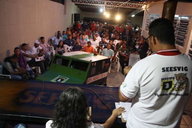 Em assembleia, vigilantes decidem por greve a partir de fevereiro 