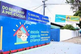 A Escola Casa da Criança fica localizada na Rua Dom Aquino, 392, Bairro Amambaí.