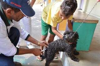 No primeiro dia de mobilização foram vacinados apenas 17% do previsto (Foto: Divulgação/Prefeitura)