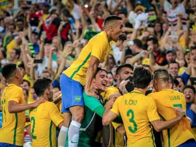 Em final dram&aacute;tica, Brasil bate a Alemanha e conquista o ouro ol&iacute;mpico