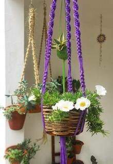 Os suportes são feitos para aceitar vasos e flores de todos os tipos (Foto: Reprodução Instagram)