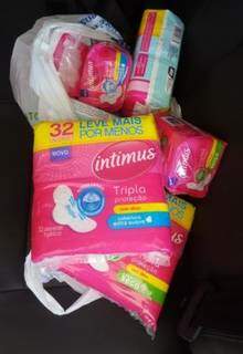 Produtos de higiene íntima feminina serão recebidos. (Foto: Acervo Pessoal)