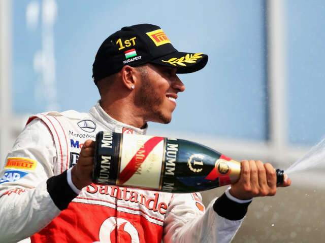  Hamilton vence etapa da Hungria de F1; Raikkonen fica em segundo