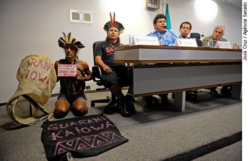 Comiss&atilde;o de Senadores define visita aos guarani