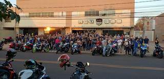 Os motociclistas se reúnem na Capital (Foto: Helmet Moto Store)