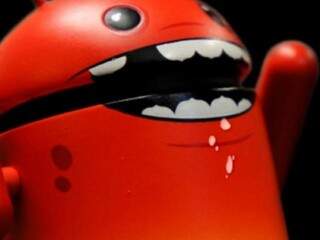 Android vermelho, símbolo da Play Store (Foto: TecMundo/ Divulgação)