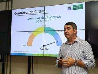 Secretário estadual de Governo, Eduardo Riedel, fala de resultados positivos da gestão. (Foto: Arquivo/Campo Grande News) 