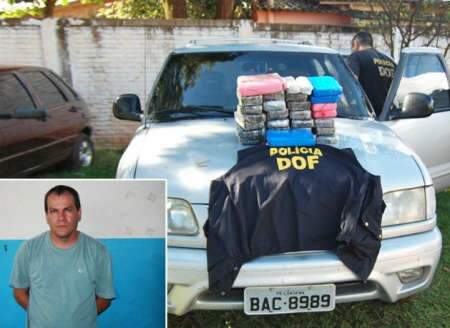  Na MS-156, DOF apreende 30 kg de coca&iacute;na em fundo falso de Blazer