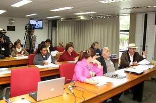 Reunião da Frente Parlamentar na Assembleia Legislativa (Foto: Wagner Guimarães/ALMS)
