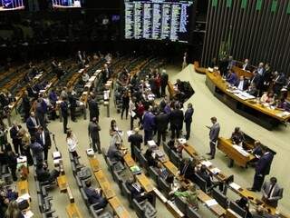 Deputados no plenário da Câmara. (Foto: Fabio Rodrigues Pozzebom/Agência Brasil)