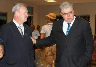 Geraldo Resende e Carlos Marun, durante agenda pública (Foto: Divulgação)