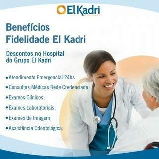 Fidelidade El Kadri a partir de R$ 59,90, conta com mais de 250 médicos