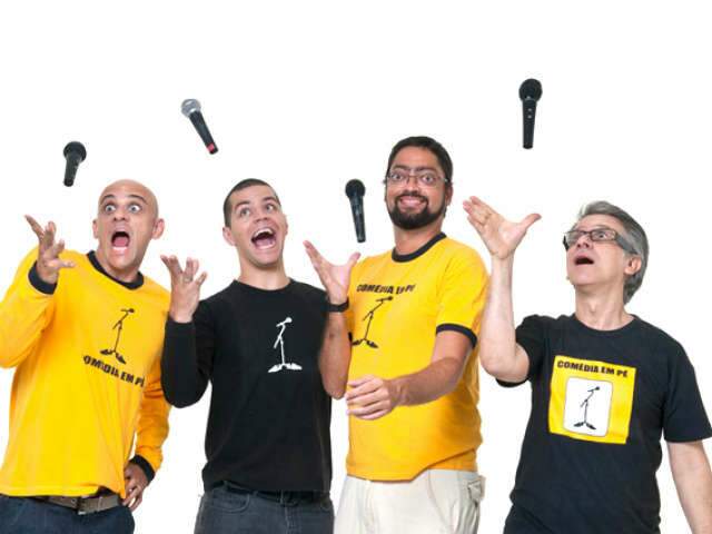 Grupo que formou 1&ordm; stand-up no Brasil apresenta Com&eacute;dia em P&eacute; dia 4