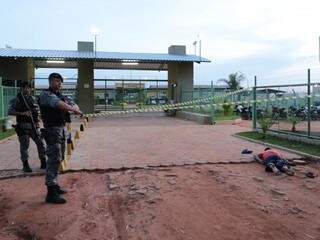 Welligton Delgado dos Santos foi assassinado a tiros quando volta para a unidade penal (Foto: Marcos Ermínio)