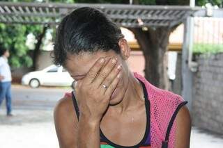 Camila admite que não tinha coragem de entregar o companheiro pelas agressões (Foto: Marcos Ermínio)