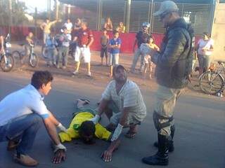 Leitora do Campo Grande News, Rafaela Muniz, tirou foto de um acidente, que ocorreu no sábado (7).