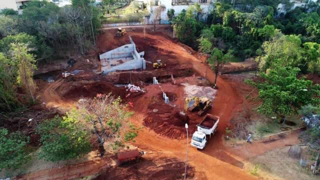Barragem para evitar alagamento na Afonso Pena fica pronta em 30 dias