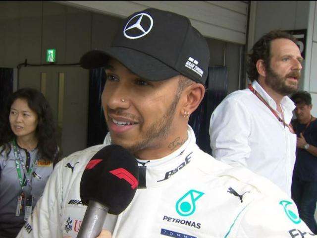 Lewis Hamilton conquista 80&ordf; pole position e larga na frente em corrida do Jap&atilde;o