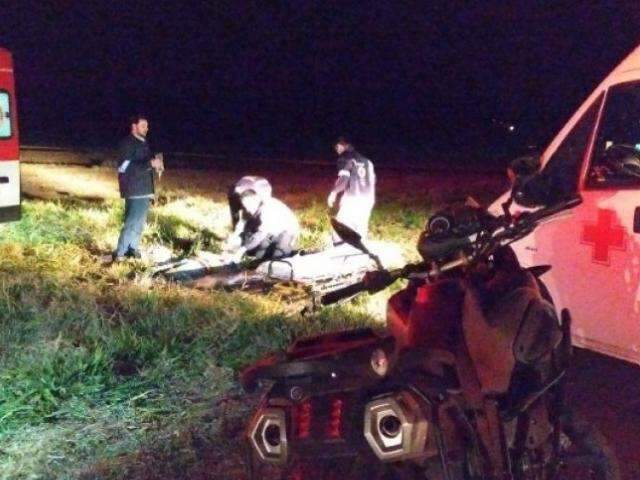 Empres&aacute;rio morre ao bater moto em meio-fio e ser arremessado na BR-158