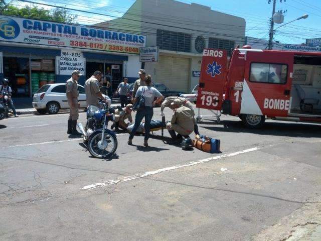 Internauta registra socorro prestado a v&iacute;tima de acidente de tr&acirc;nsito