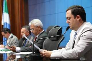 Deputado estadual Marcio Fernandes (PMDB) na Assembleia Legislativa (Foto: Divulgação)